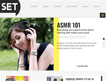 Tablet Screenshot of getsetmag.com